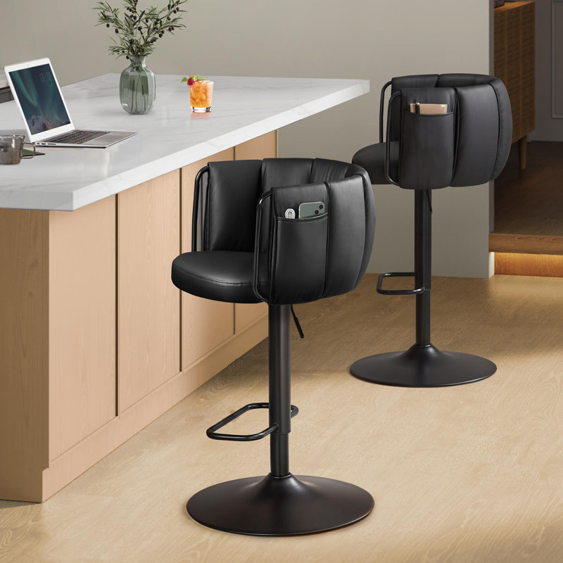 360° Swivel Bar Stools Set Of 2