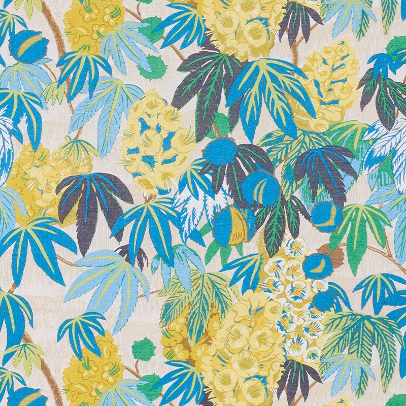 Del Lungo Fabric, Yellow/Green