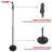5 Core Universal Microphone Stand Height Adjustable 35 to 57" Round Base Floor Mic Holder Metal Build