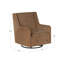 Senna Swivel Brown Rocker Chair