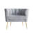 Keighley Upholstered Armchair with Ottoman-1404210528