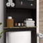 Armoire de rangement moderne en bois pour la maison et la salle de bain-1334462759