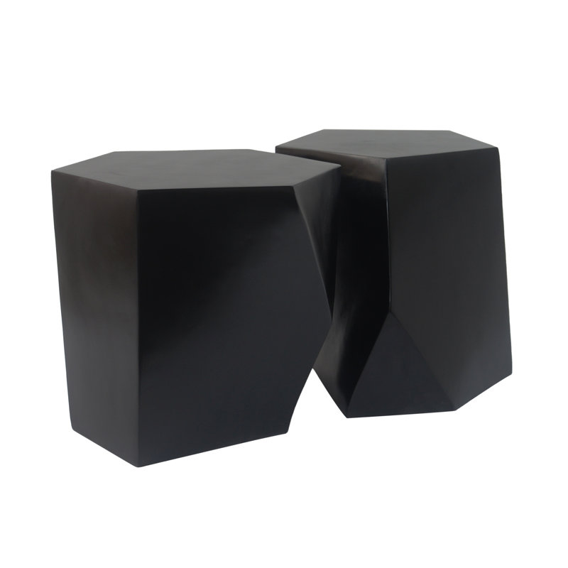 MODERN MGO COFFEE TABLE SET, Black