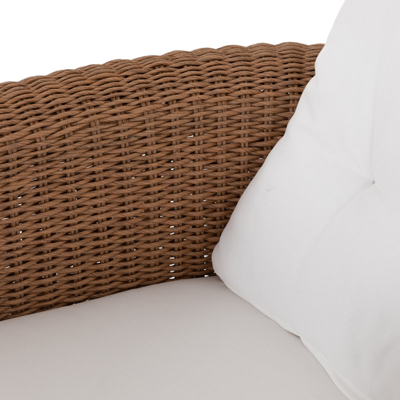 Tucson Outdoor Lounge Chair, Dark Brown