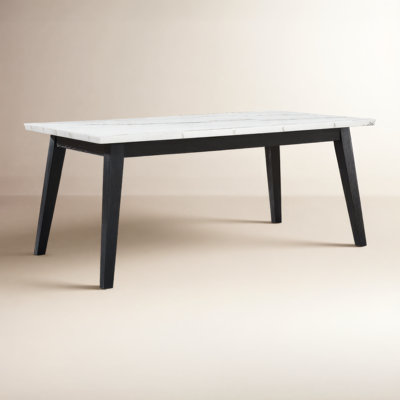 Lucia 72" Genuine Marble Dining Table