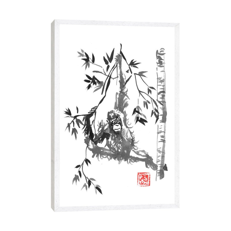 Home Sweet Home by Péchane - Print on Canvas, White Framed, 66.04 cm H x 45.72 cm W