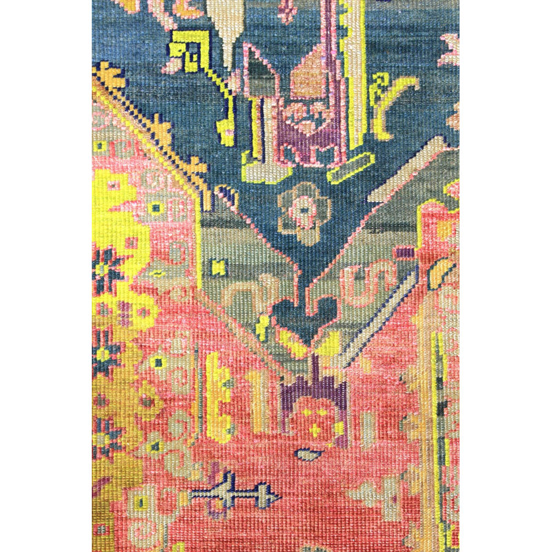 Tapis rose unique Silk Treasures 9 pi x 12 pi 8 po Silk Treasures