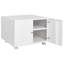 Support d'imprimante avec rangement, table d'imprimante 3D robuste avec double porte et tablette réglable, support d'imprimante sur roulettes, table de fax en métal pour bureau à domicile
