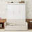 Queen Size Murphy Bed Wall Bed with Cushion, White-312605994