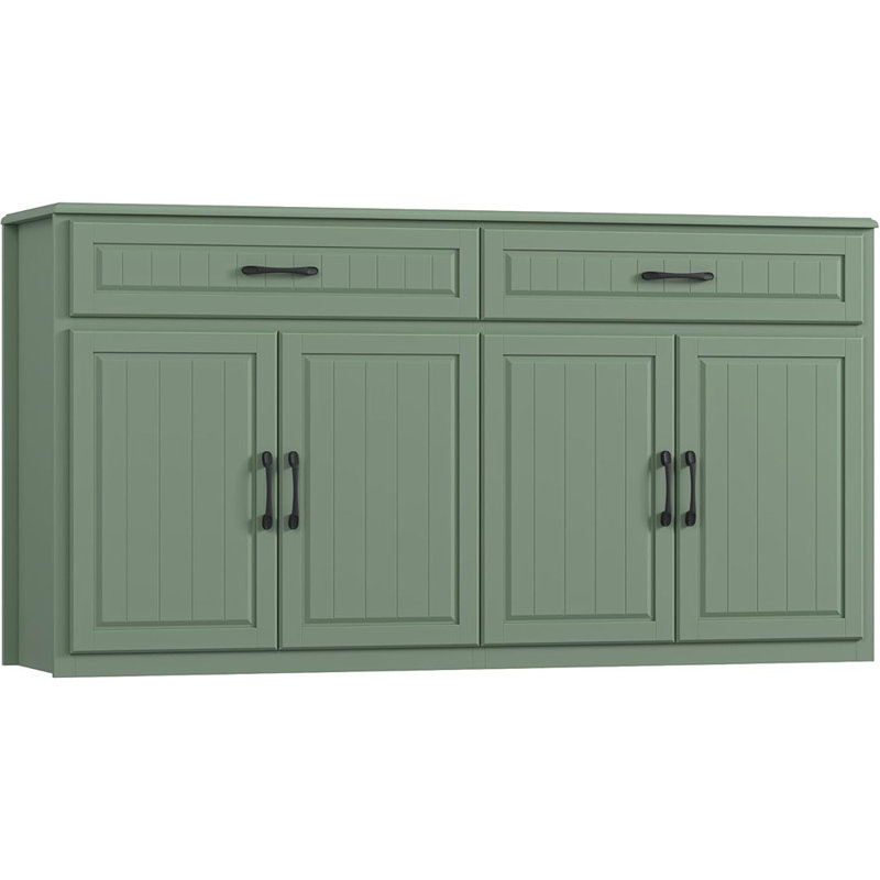 Buffet moderne 63 "avec tiroirs - vert