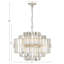 Lustre 12 lumières en nickel poli