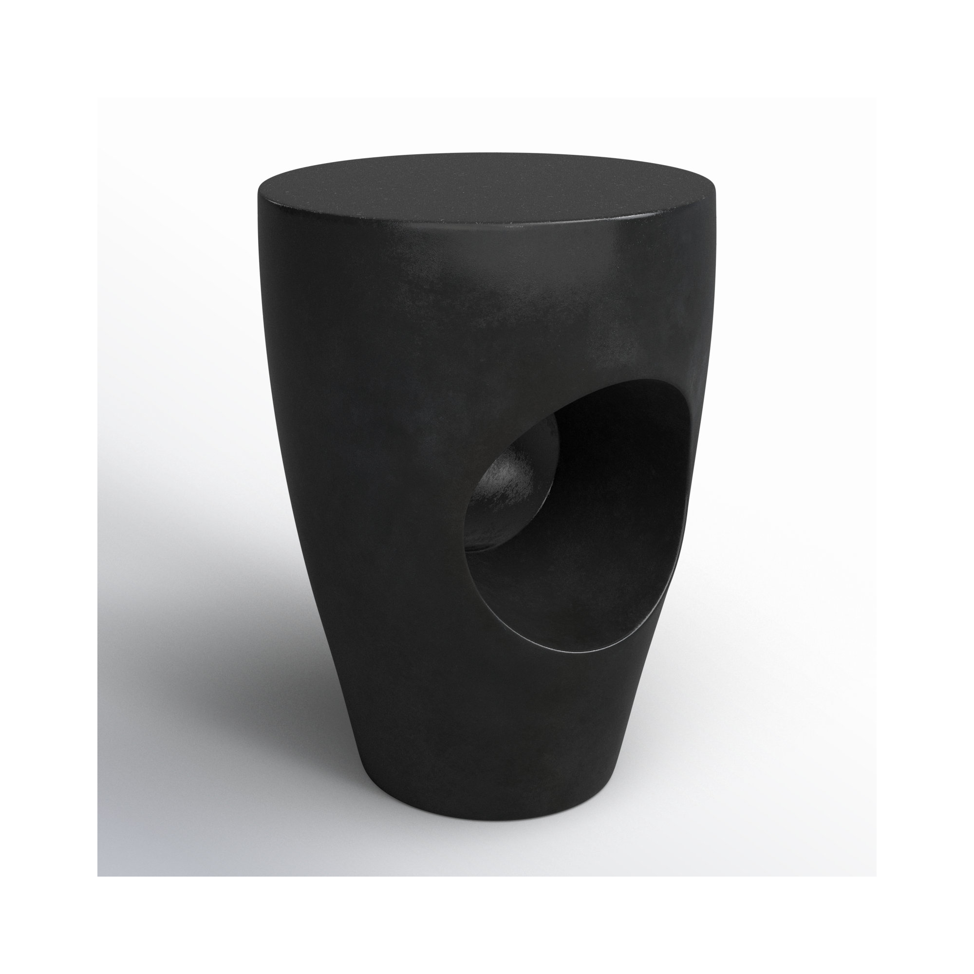 Avoriaz End Table, Black