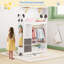 Kids Dress-Up Wardrobe with Child-Sized Mirror, Open Hanging Rail, Shelves & Drawers-591003523