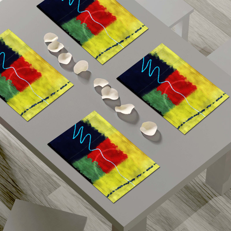 Polyester Abstract Placemat