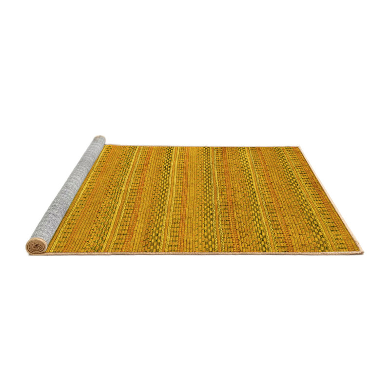 Washable Southwestern Indoor Rug, Square 7'