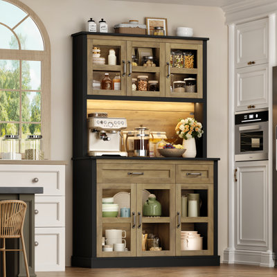 71''H LED Pantry with Charging Ports