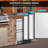 24" Undercounter Double Drawer Beverage Refrigerator, 133 Cans Capacity Cooler with Quiet 38dB Operation