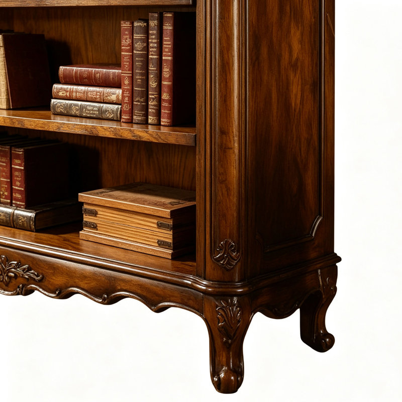 Bibliothèque de salon de style européen