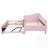 Twin Size Upholstered L-Shaped Daybed with Pop Up Trundle-111873747