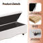 Repose-pieds rembourré Treda-956631140