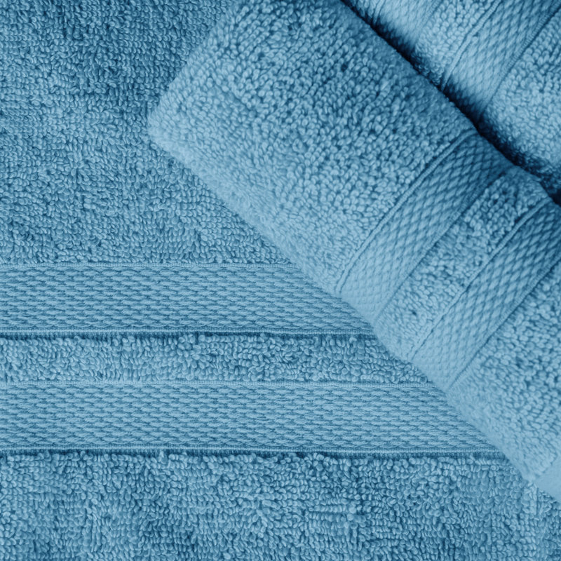 Blue Nile Mills Midweight Bath Towel, Denim Blue