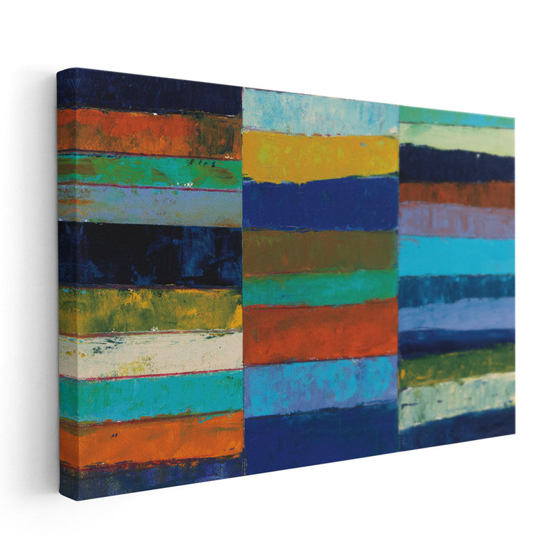 «Abstract Stripe I», reproduction d'art sur toile, H 20 po x l 30 po