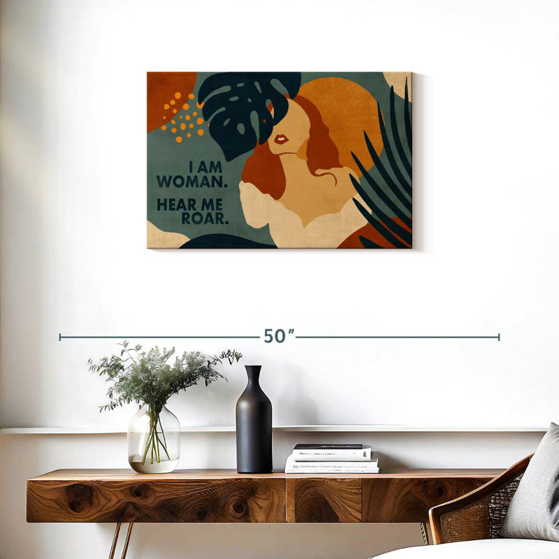 I Am Woman, 20" H x 30" W