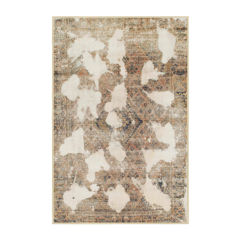 Abstract Indoor Rug, Runner 2' x 5'
