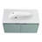 Floating Bathroom Vanity With Drop-Shaped Resin Sink