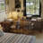 Walnut L-Shaped Solid Wood desks-107938149-107938151