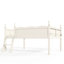 Lit mezzanine en bois pour enfants avec garde-corps et bibliothèque Haven-131140120