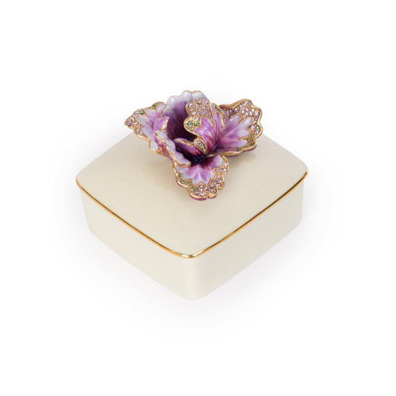 Boîte en porcelaine tulipe