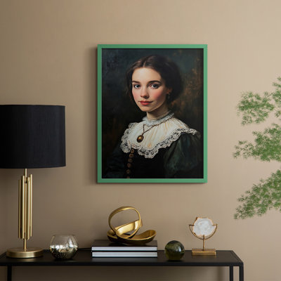 Série CXCVI WOMEN - reproduction encadrée de qualité supérieure - prête à être accrochée - aucun clou requis