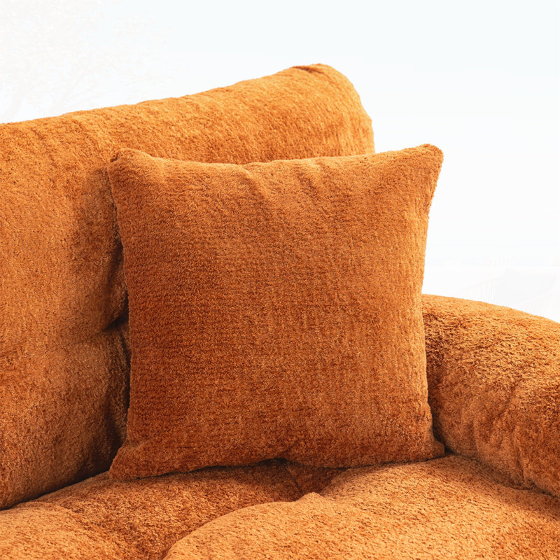 Canapé modulaire en L à assise profonde