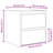 vidaXL Wall-mounted Bedside Cabinet Engineered wood-347416105