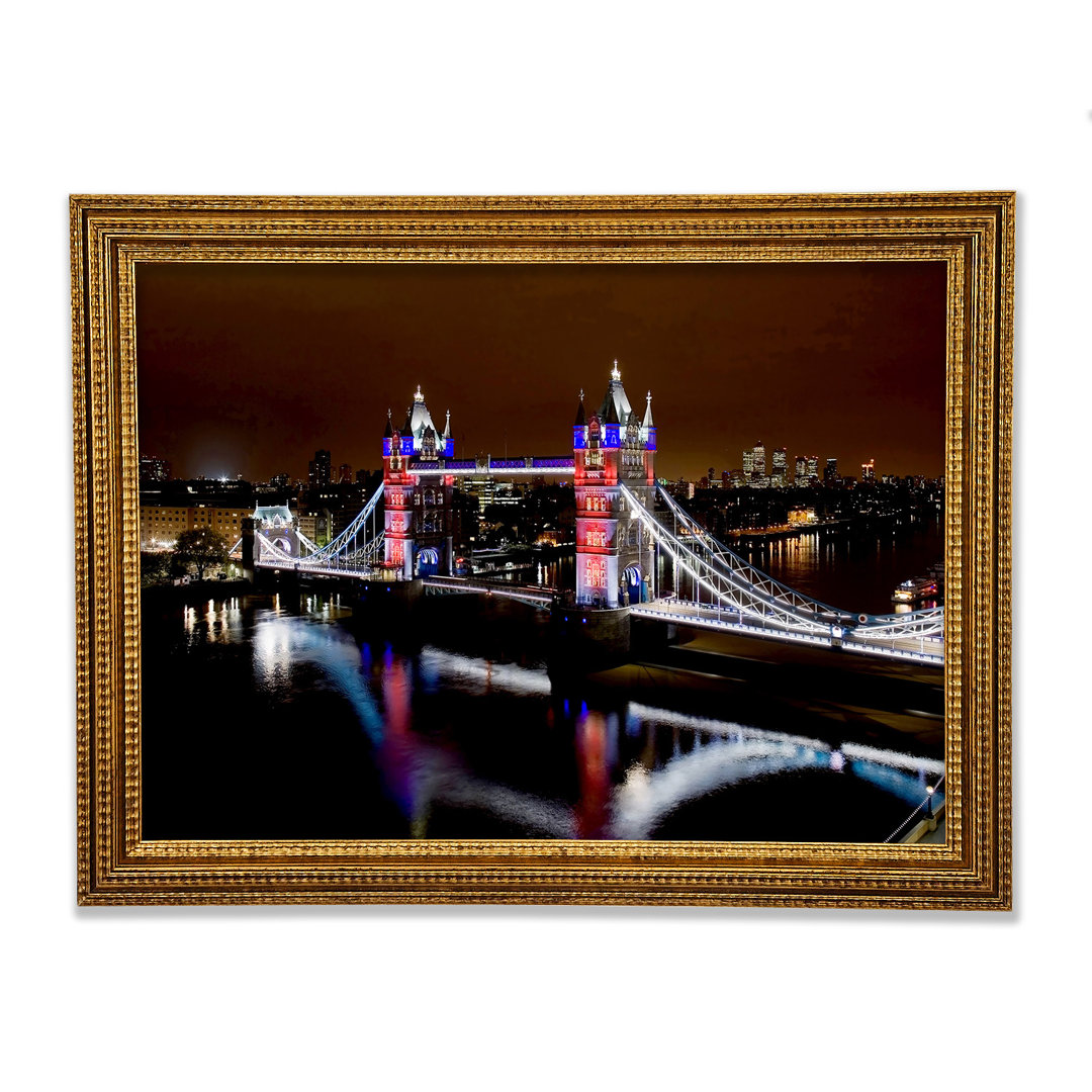 London Tower Bridge Lichter - Druck