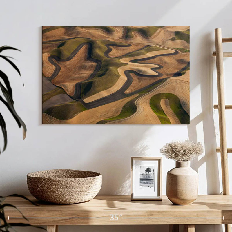 Alvord Palouse, champs et sillons, H 16 po x l 24 po
