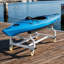 Chariot robuste en motomarine avec couchettes réglables - Structure en acier renforcé, roulettes verrouillables et assemblage facile - Jet-ski et chariot d'embarcation pour le garage, le quai et le rangement maritime