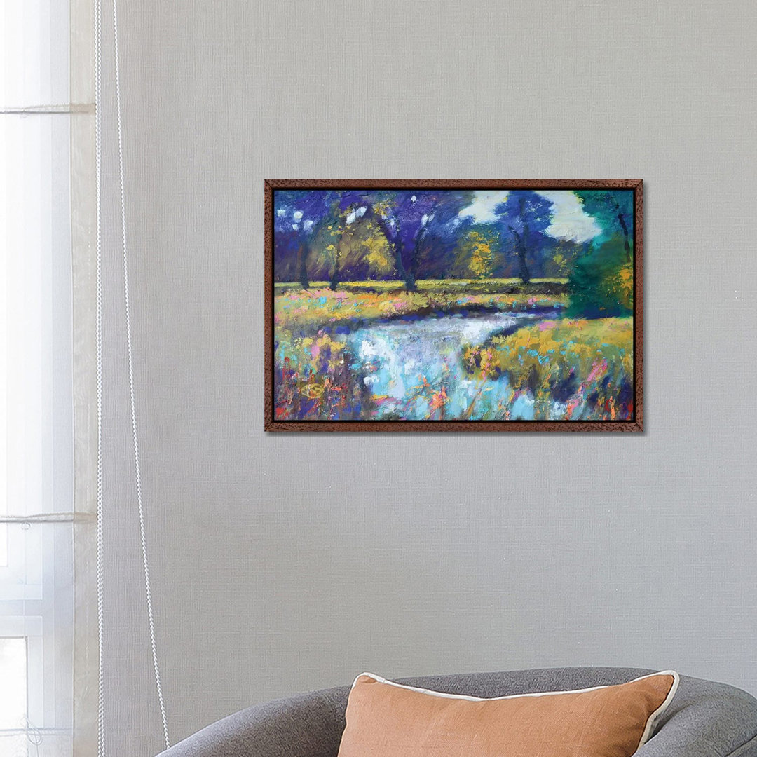 Summer Stream von Kip Decker - Galerie-verpackte Leinwand Giclée auf Leinwand