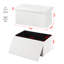 Mechel Polyester Upholstered Storage Bench-705734761