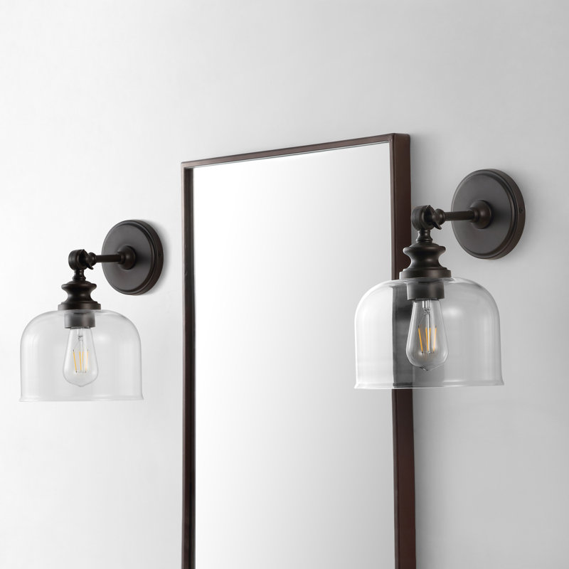 Gober Iron LED Armed Sconce, Oil-Rubbed Bronze