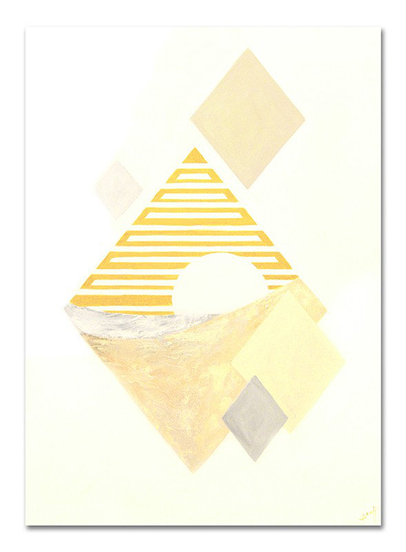 Abstraction - Wrapped Canvas Painting