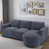 Blue Chenille