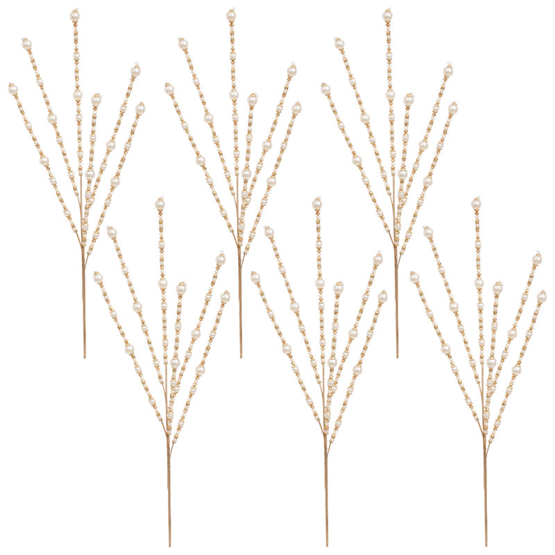 Elegant Pearl Stem Spray, 30.5 Inches