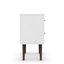 Table de chevet moderne blanche Mid-Century à 2 tiroirs Liberty-298659890