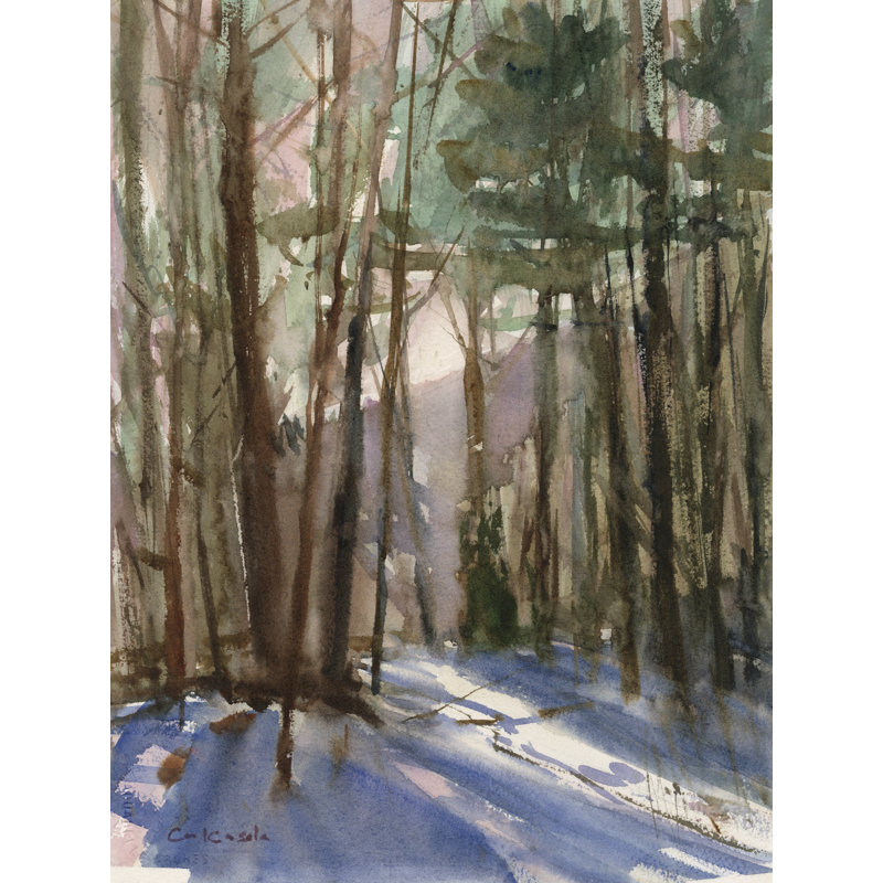 Tashianna Light Through The Trees by Stephen Calcasola - Wrapped Canvas Print, 46 cm H x 30 cm W