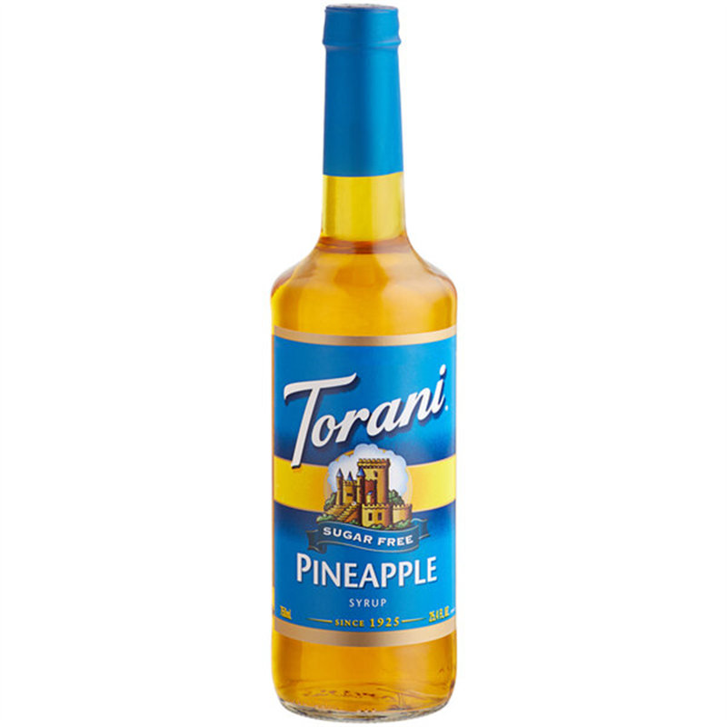 Bouteille en verre de 750 ml pour ananas Torani sans sucre Torani WS-880372916