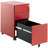 Bridget-Malikia 30cm Wide 3 -Drawer Mobile Solid Wood File Cabinet-547477260