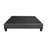Contemporary 14 In. Platform Mattress Foundation, Full Size Upholstered Bed Frame Base, Dark Gray-596201589