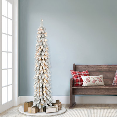 Lighted Artificial Fir Christmas Tree